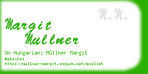 margit mullner business card