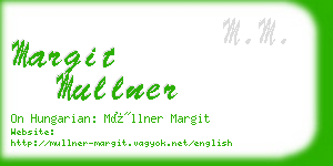 margit mullner business card